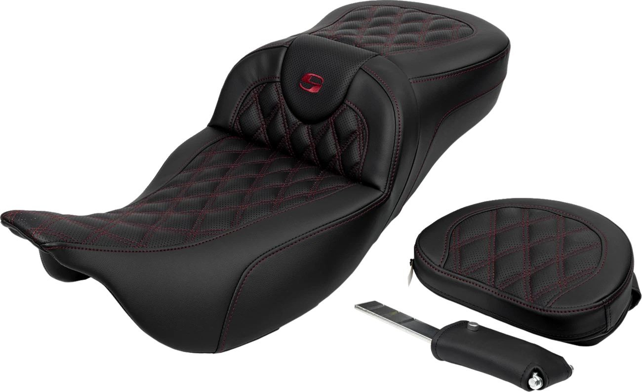 SADDLEMEN Roadsofa Extended Reach Seat for Harley Davidson (2014–2023)
