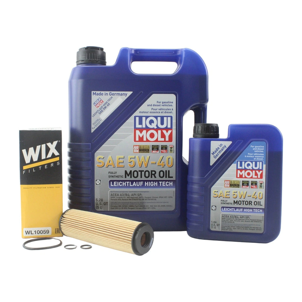 6L Liqui Moly Leichtlauf High Tech 5W-40 Oil Change Kit for Mercedes M271 (2003–2012)