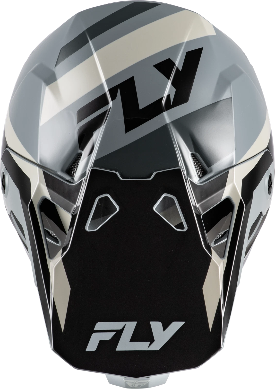 Fly Racing Formula CP Seal Helmet for Offroad (Medium, Black/Grey)