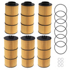 6x Engine Oil Filter for Freightliner Trucks (Detroit Diesel)