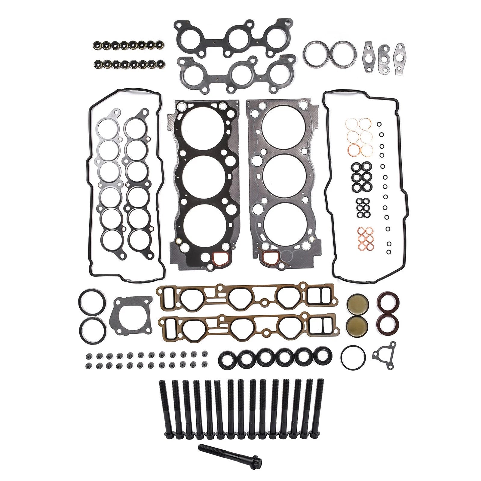 Head Gasket Set w/Bolts for Toyota 4Runner Tacoma Tundra T100 (1995–2004) 5VZFE