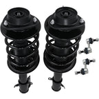 Front Struts w/ Coil Spring Assembly & Sway Bar Links for Subaru Legacy (2010–2012)