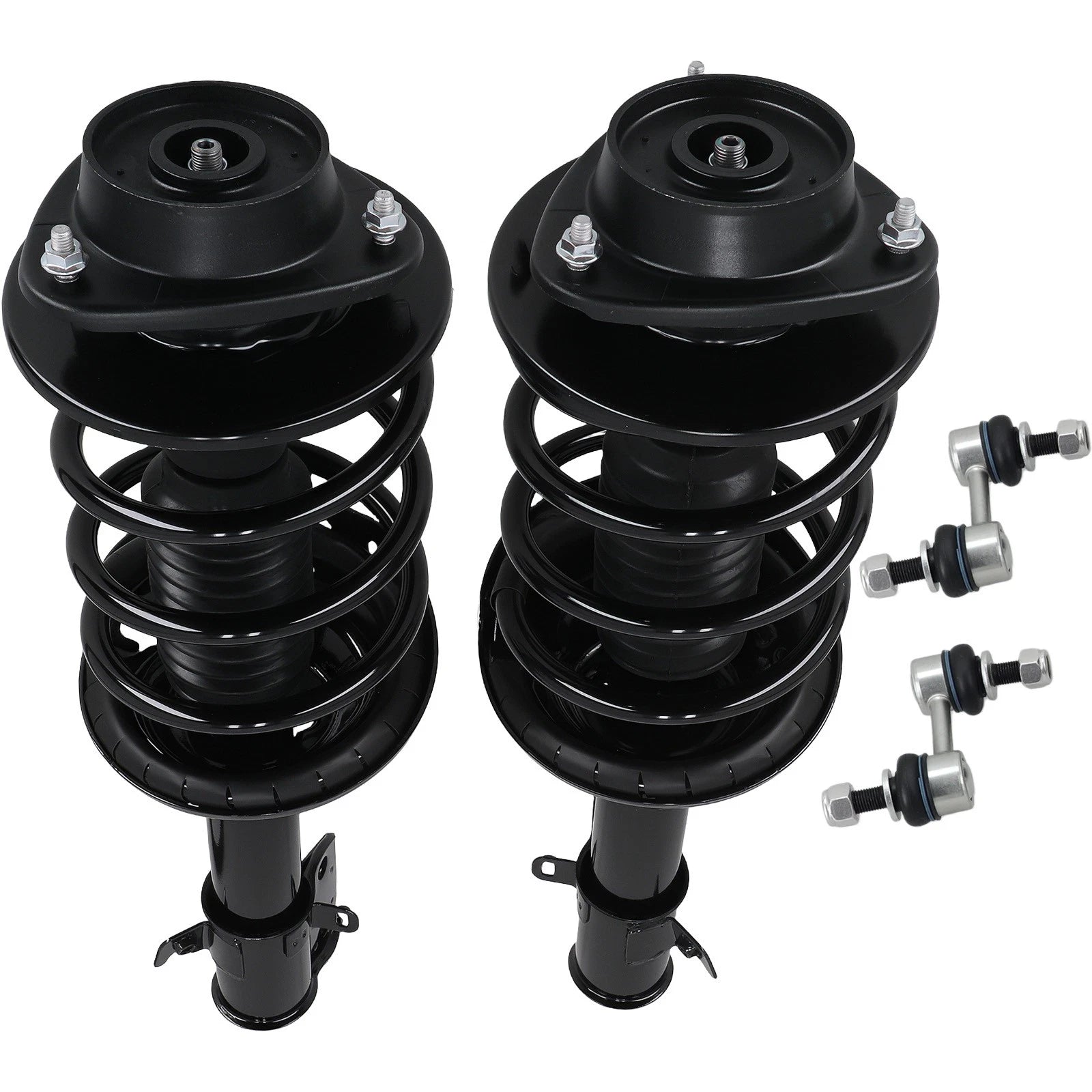 Front Struts w/ Coil Spring Assembly & Sway Bar Links for Subaru Legacy (2010–2012)