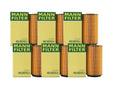 Set of 6 Engine Oil Filters for Audi A8 Quattro (2004–2010) Bentley Volkswagen Phaeton (2004–2006)