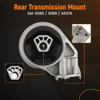 Engine Motor & Trans Mount Set of 4 for Chevy Cobalt HHR Pontiac G5 (2005–2010)