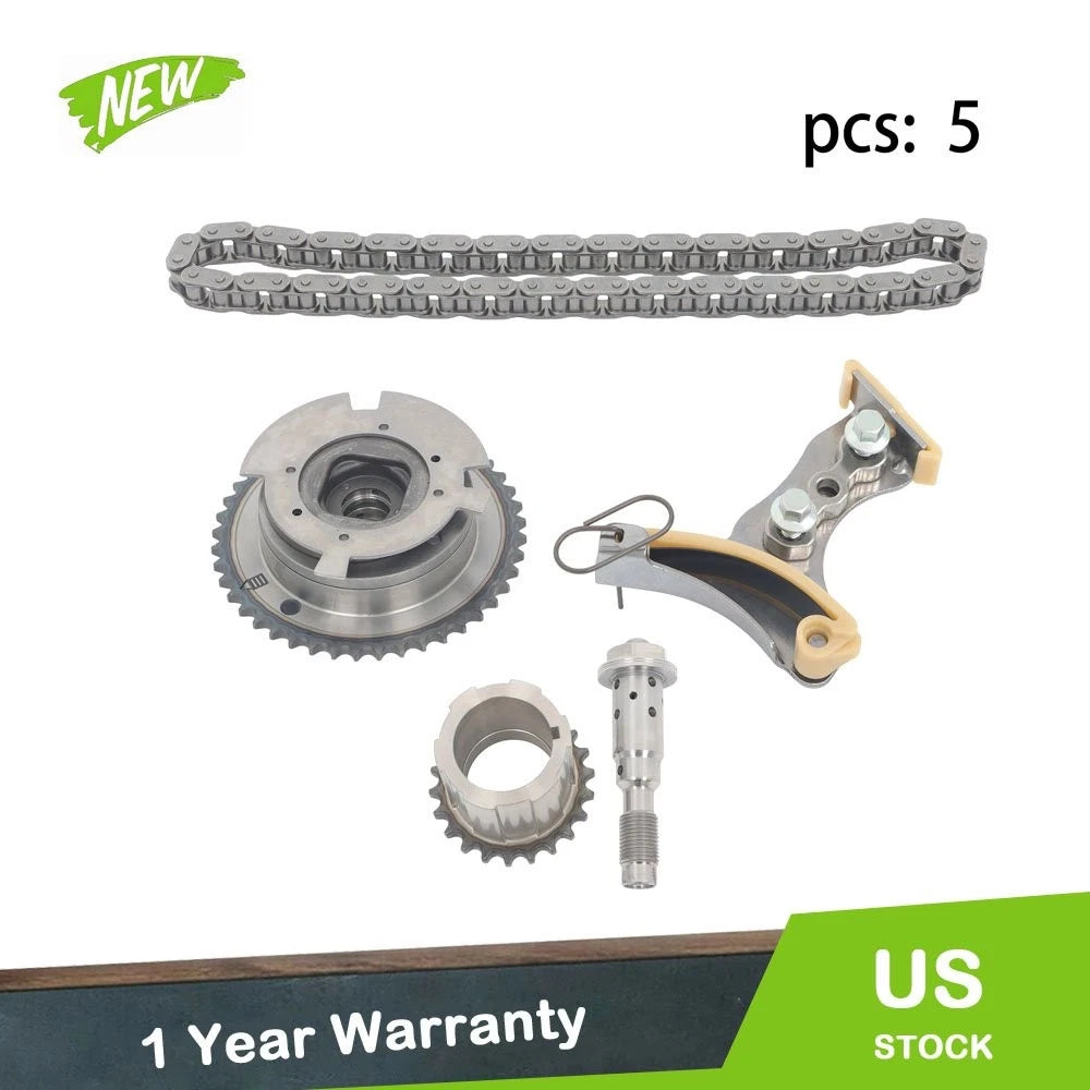 Timing Chain Kit & Camshaft VVT Solenoid for GMC Savana 2500, Sierra 1500