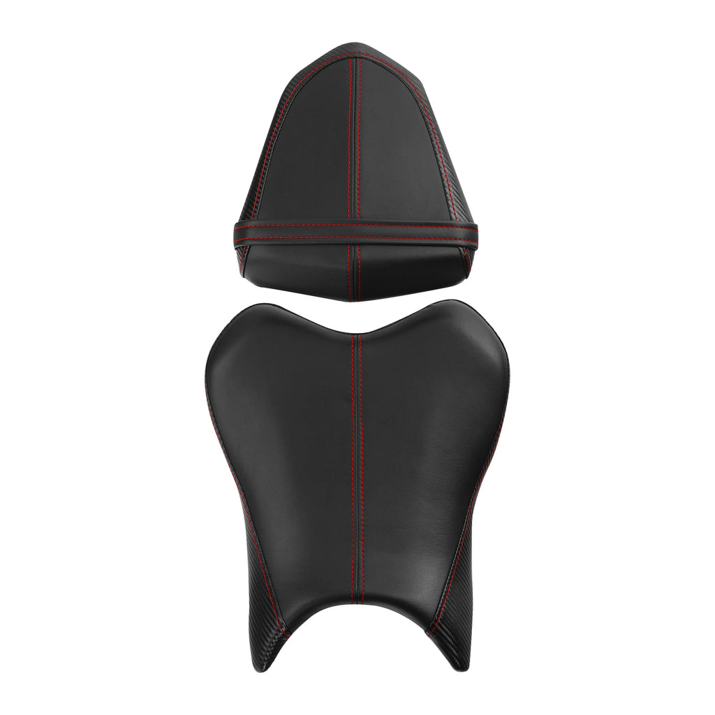 Black Rider Driver & Passenger Seat for Yamaha YZF R6 (2006–2007)