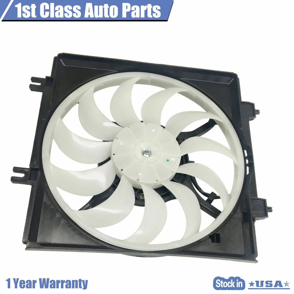Right Passenger Side Cooling Fan Assembly for Subaru Forester (2014–2016)