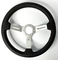Steering Wheel Leather Grip 6 Hole Slotted for Universal Car (2005–2018)