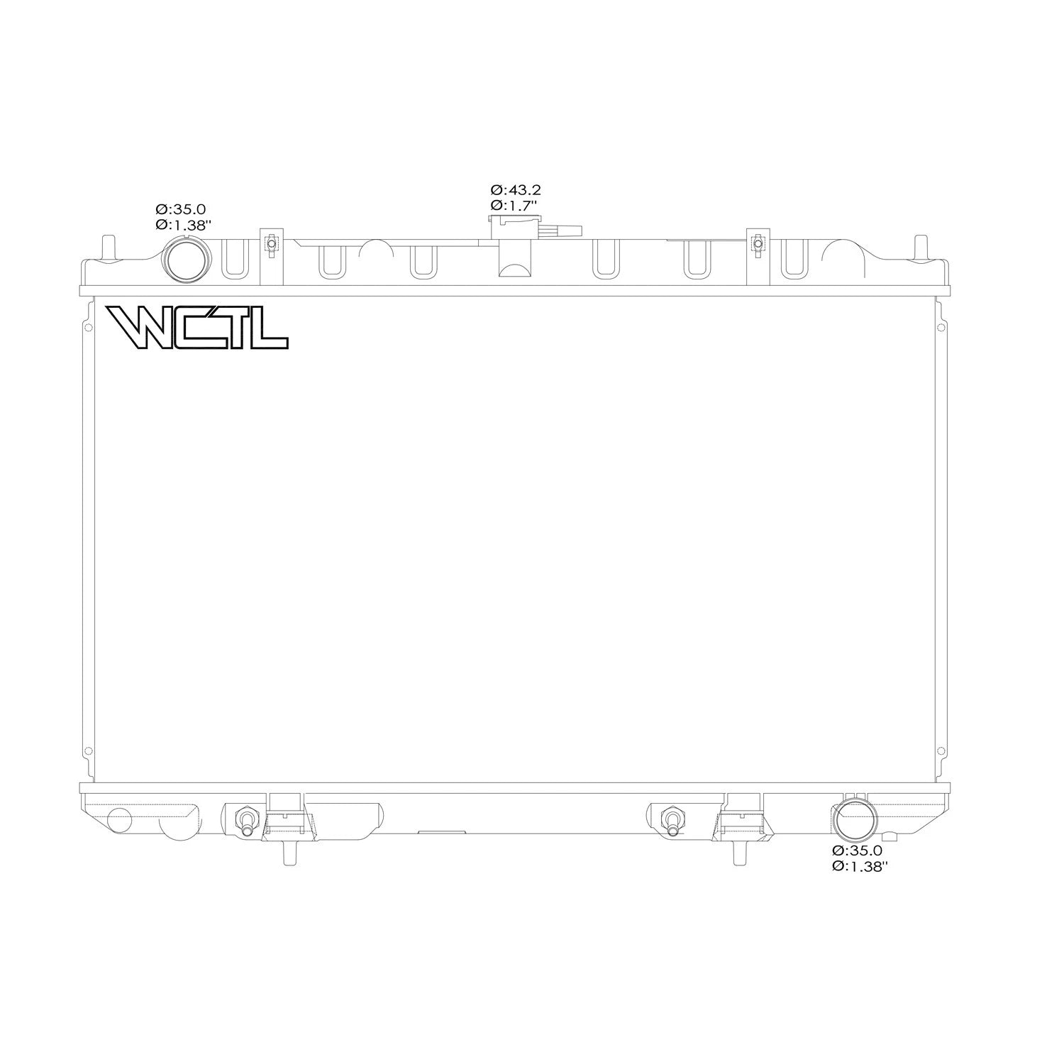 Replacement Plastic/Aluminum Radiator (See compatibility Chart)