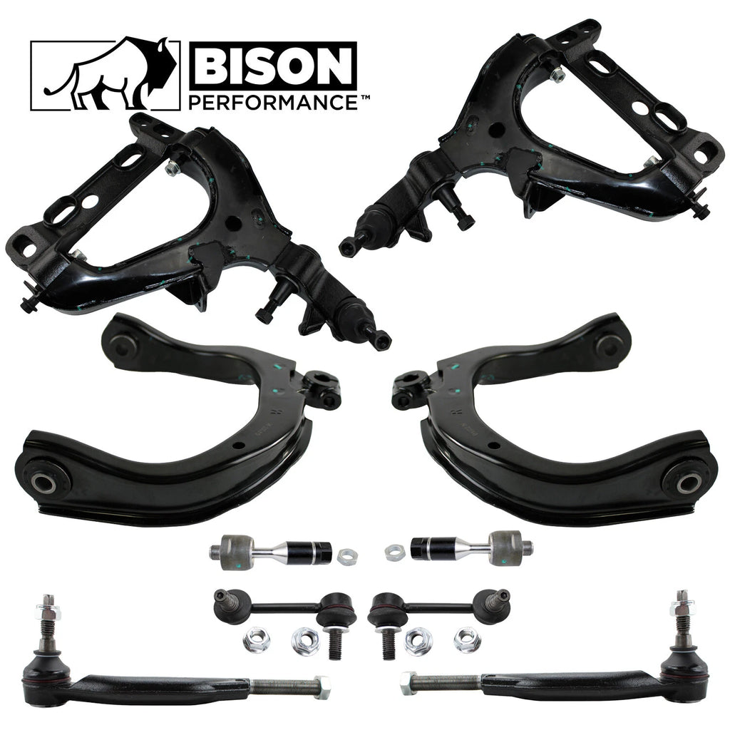 10pc Front Control Arm Sway Bar Link Tie Rod Kit for Chevy GMC