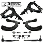 10pc Front Control Arm Sway Bar Link Tie Rod Kit for Chevy GMC