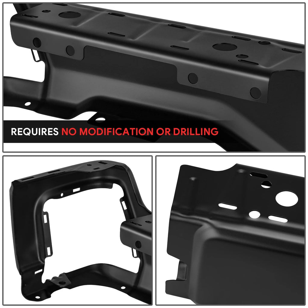 Right Rear Bumper End Cap for Ford F-250 SD (2023–2025) Black w/o Sensor Hole