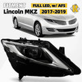 Full LED Headlight W/AFS Projector for Lincoln MKZ (2013–2016) - Right Side
