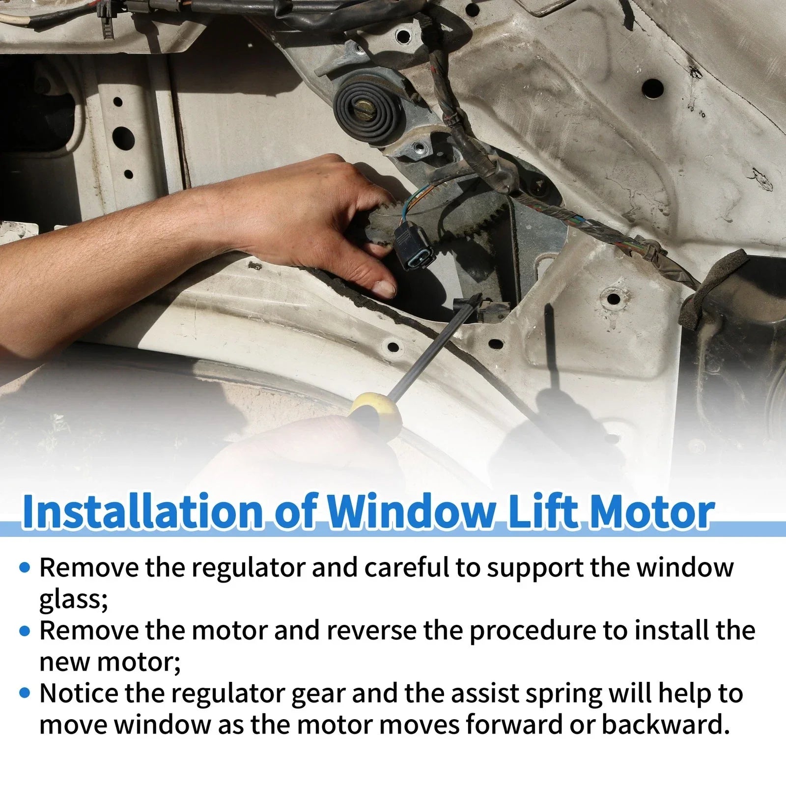 Power Window Regulator Lift Motor for Hyundai (2001-2006)