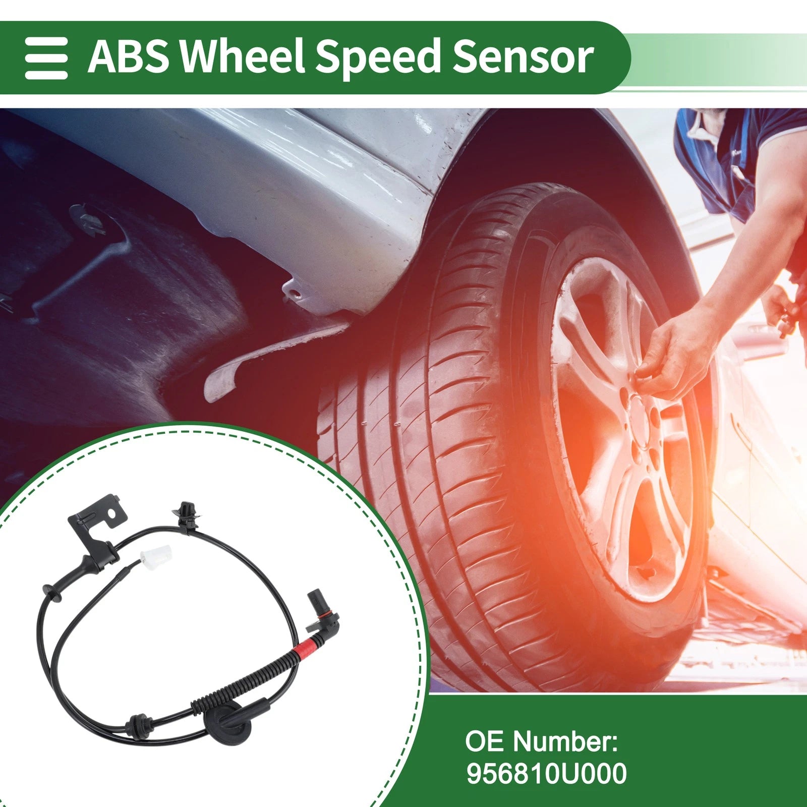 ABS Wheel Speed Sensor No. 956810U000 for Hyundai Accent (2010–2021)