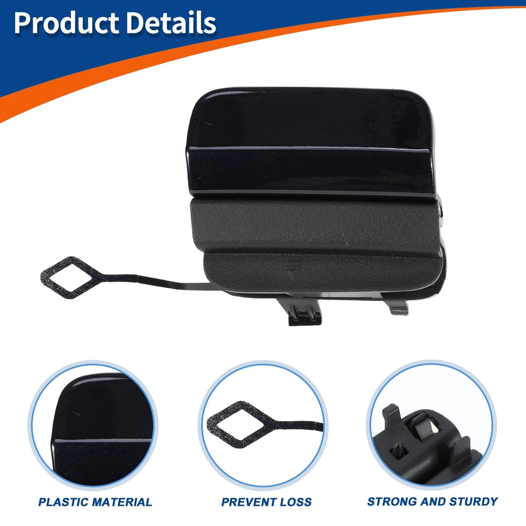 Rear Car Bumper Tow Hook Cover for Mercedes-Benz (2016–2020) No.A2058853303 Caliche Blue