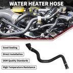 Water Heater Hose for Ford C-Max (2015–2019) No.F1F118K579XA | Black