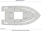 EVA Pads Flooring Mat for Seacraft 20 CC (1999)