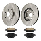 Brake Rotors and Ceramic Pads Kit Front for Toyota Celica 2002–2005