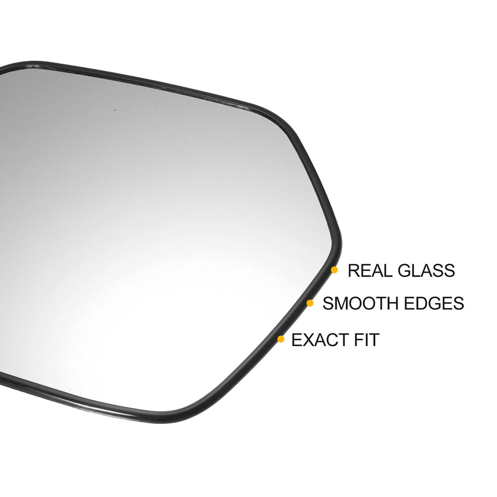 Right Side Heated White Mirror Glass for Honda CR-V (2007–2011)