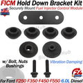 Set of 4 Fuel Injector Control Module Hold Down Brackets for Ford F-250 F-350 (2003–2007)