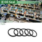 Set of 5 Oil Seal Rotary Shaft Seal NBR Rubber 60x68x5mm