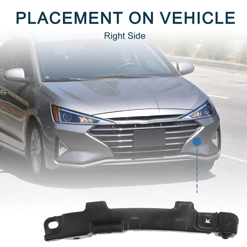 1pc Right Front Bumper Retainer Bracket No. 525350E050 for Toyota Highlander (2014–2019)