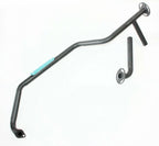 Black Alloy Twin Exhaust Pipe Mufflers for GY6 150cc Quad Bike ATV