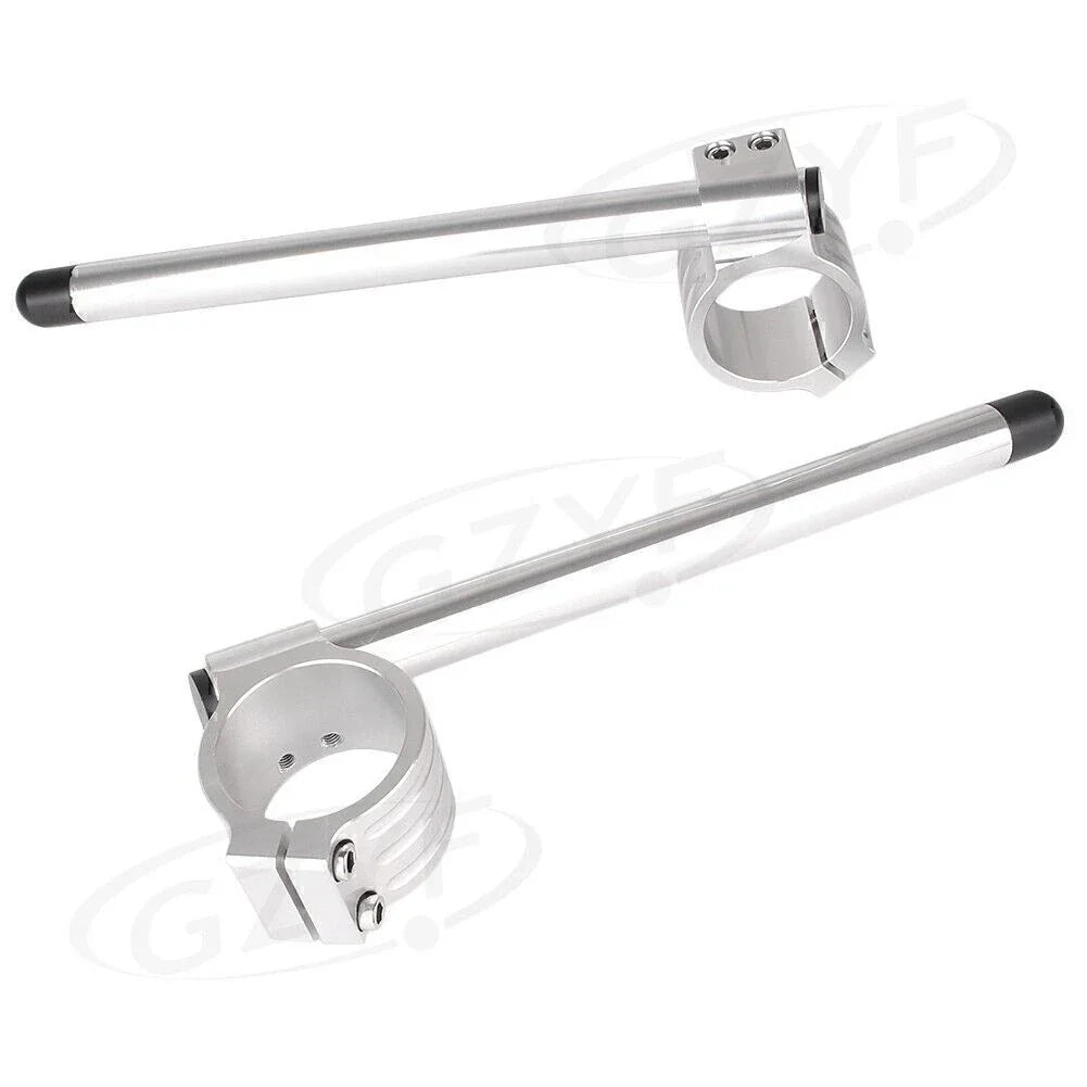 22mm & 7/8" Clips on Handle Bar with Adjustable Clamps for 43MM Fork Tube