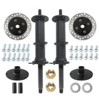40 Inch Rear Axle Kit with 4 Stud Hub for 7 Inch & 8 Inch Wheels