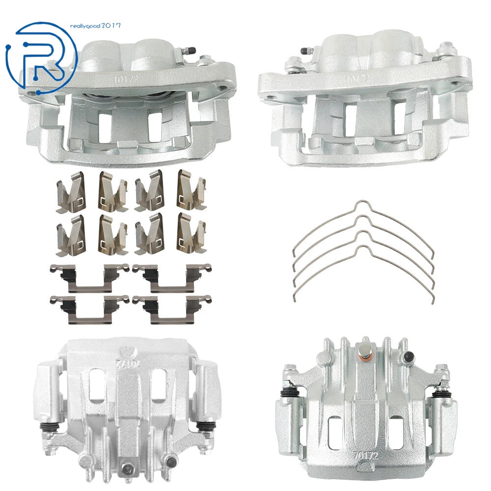 Front & Rear Brake Calipers with Bracket for Ford Excursion F-250 F-350 (1999–2007)