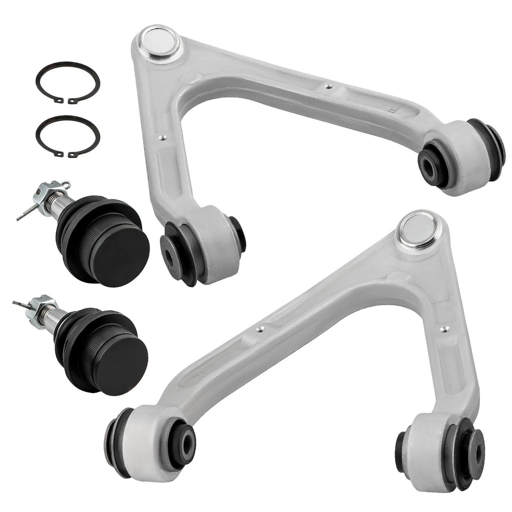 Set of 4 Upper Control Arms Lower Ball Joints Suspension Kit for Hummer H3 H3T (2006–2010)