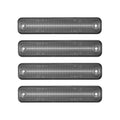 4X Clear Dynamic LED Side Marker Light Kit for Hummer H2 (2003–2009)