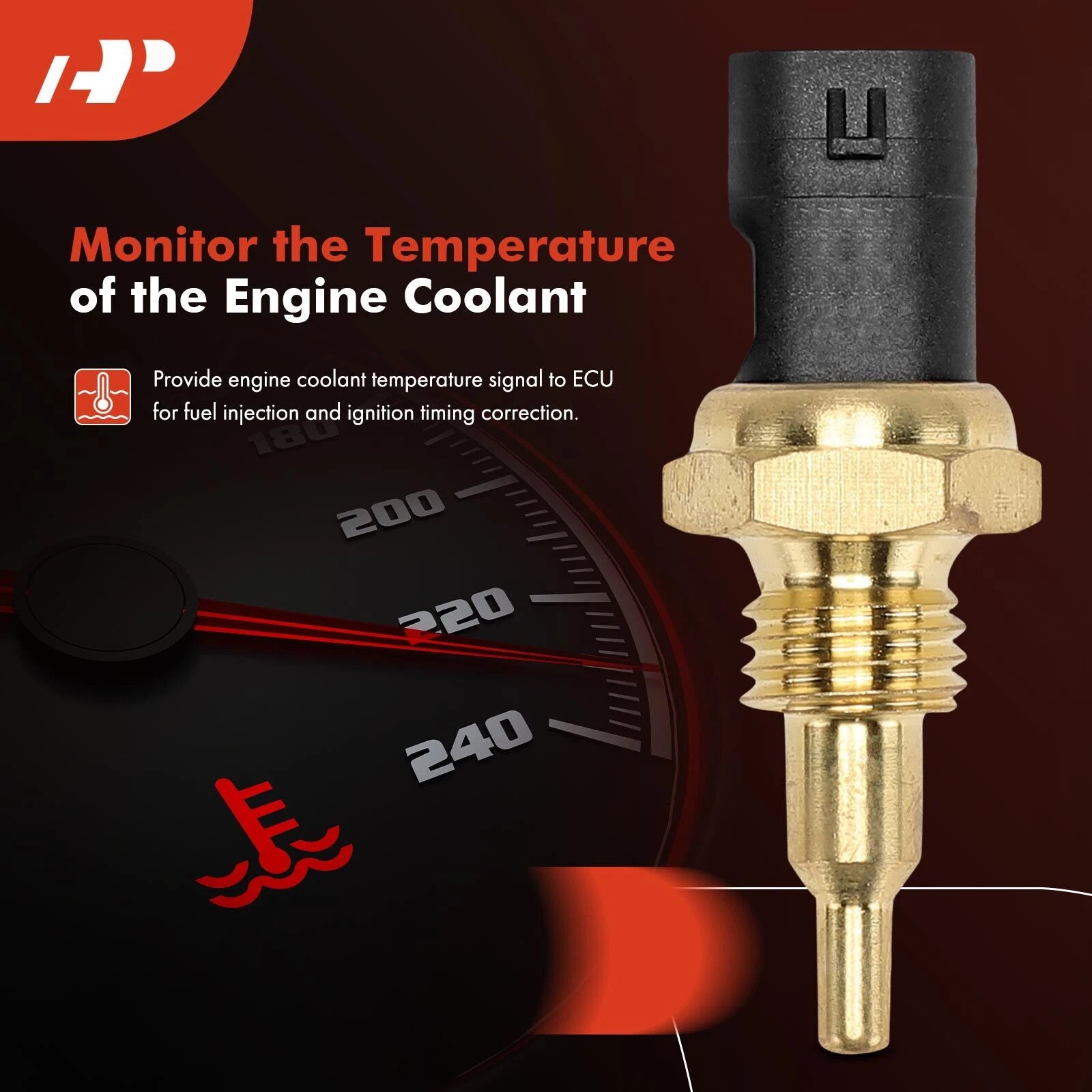 Engine Coolant Temperature Sender for BMW 330i (2017-2023)