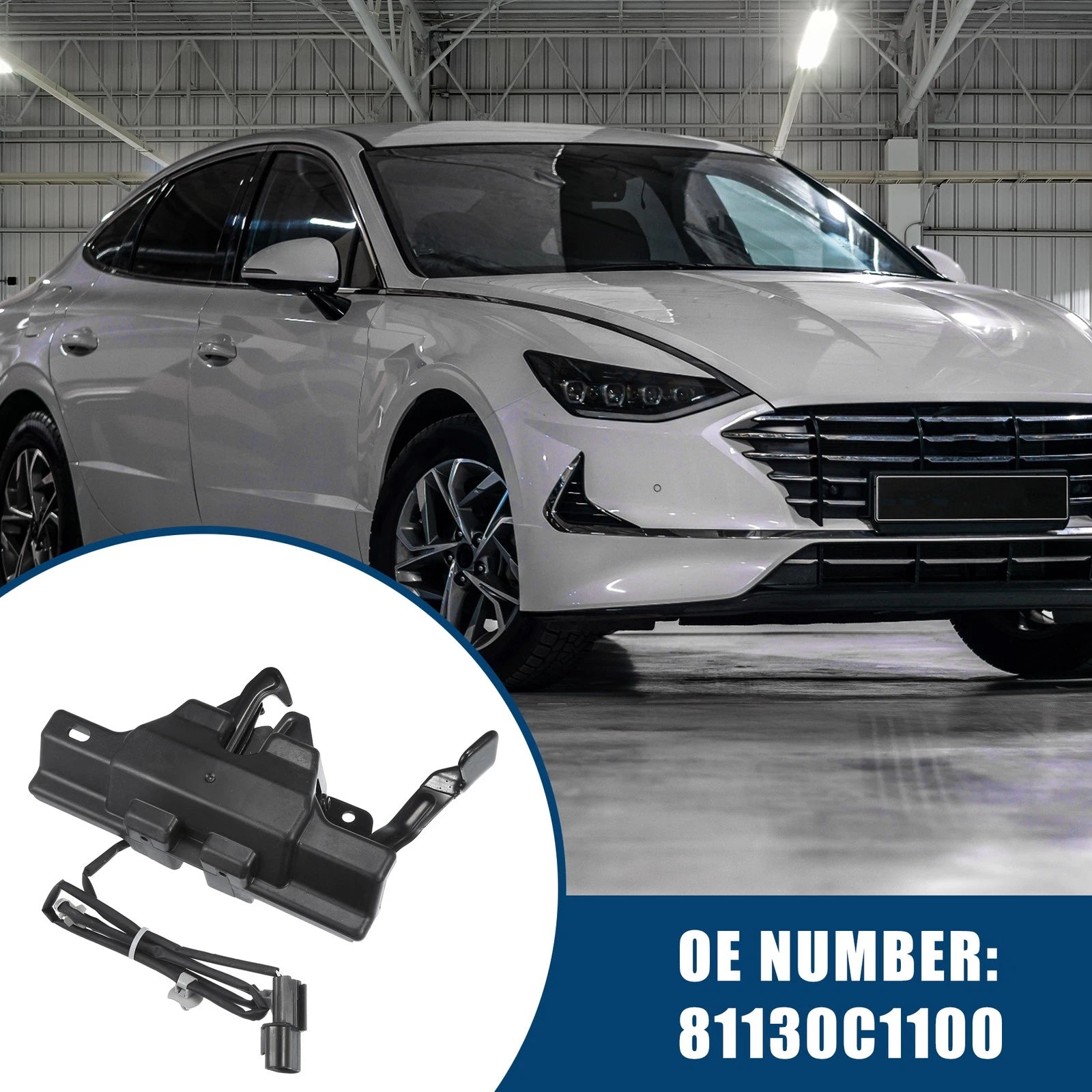 Hood Lock Latch for Hyundai Sonata (2015–2017) No.81130C1100