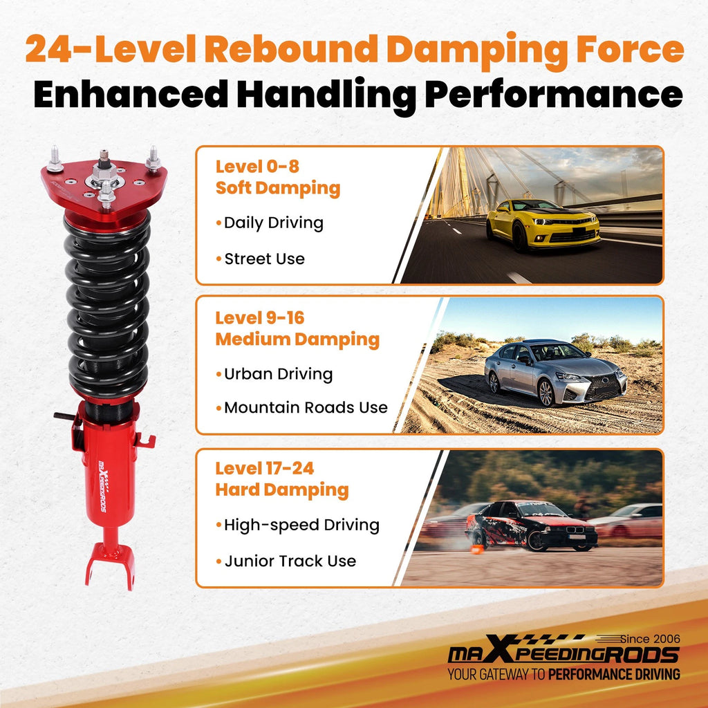 Coilover Shocks Springs Kit for Nissan 350Z (2003-2009)