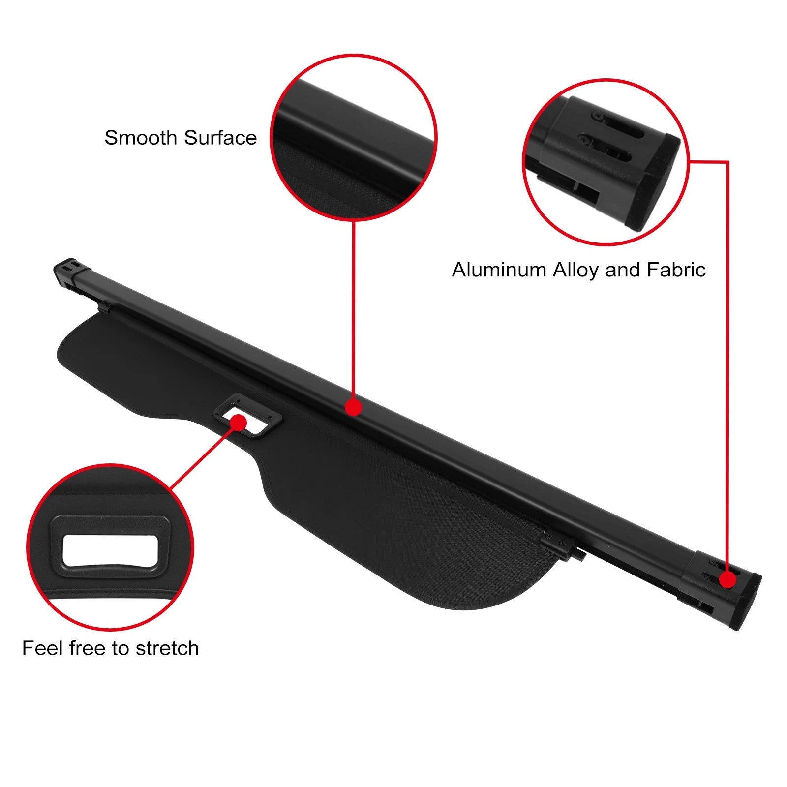Retractable Rear Cargo Security Trunk Cover for Lexus GX550 (2024–2025)