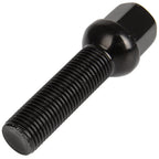 Set of 20 Extended Lug Bolts 14x1.5 Black Ball Seat for VW Audi