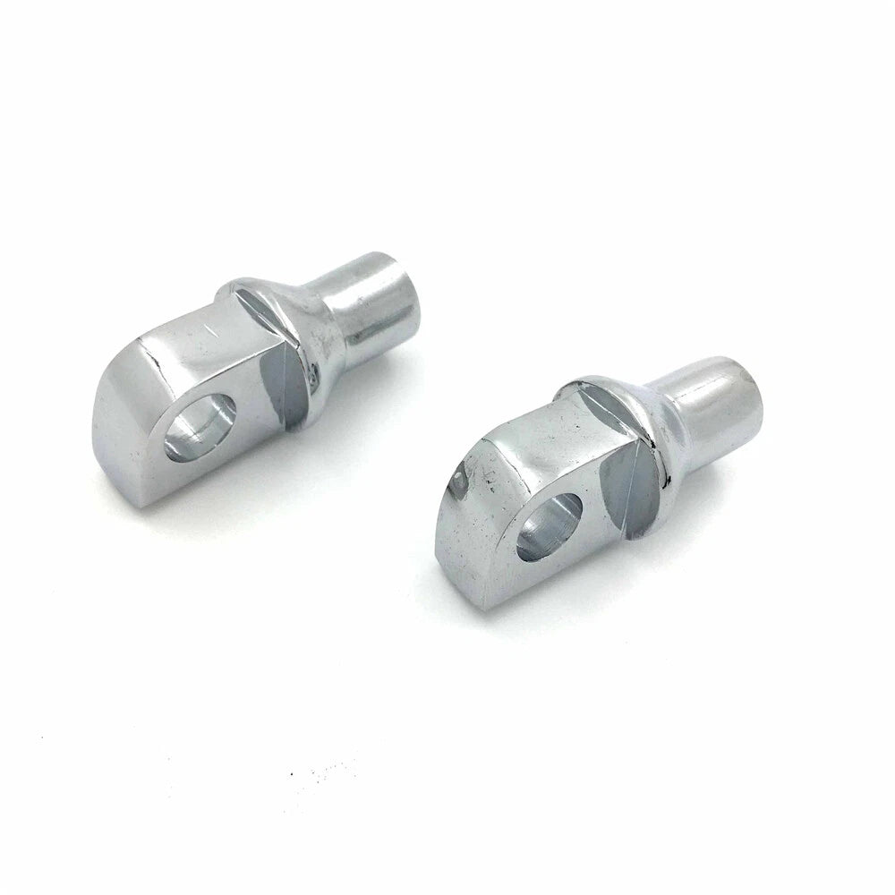 Chrome Foot Pegs Adapter for Harley Touring Electra Glide Dyna (2000–2023)