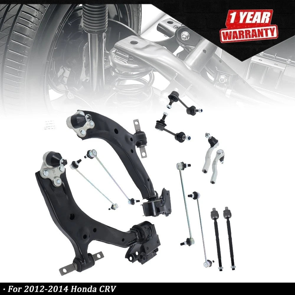 Set of 2 Front Control Arms with Sway Bar Kit for Honda CR-V (2012â2014)