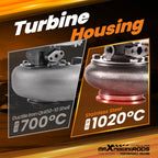 Turbo T25 for Racing (Up to 550HP, Dual Ball Bearing, Water Oil Cooling)