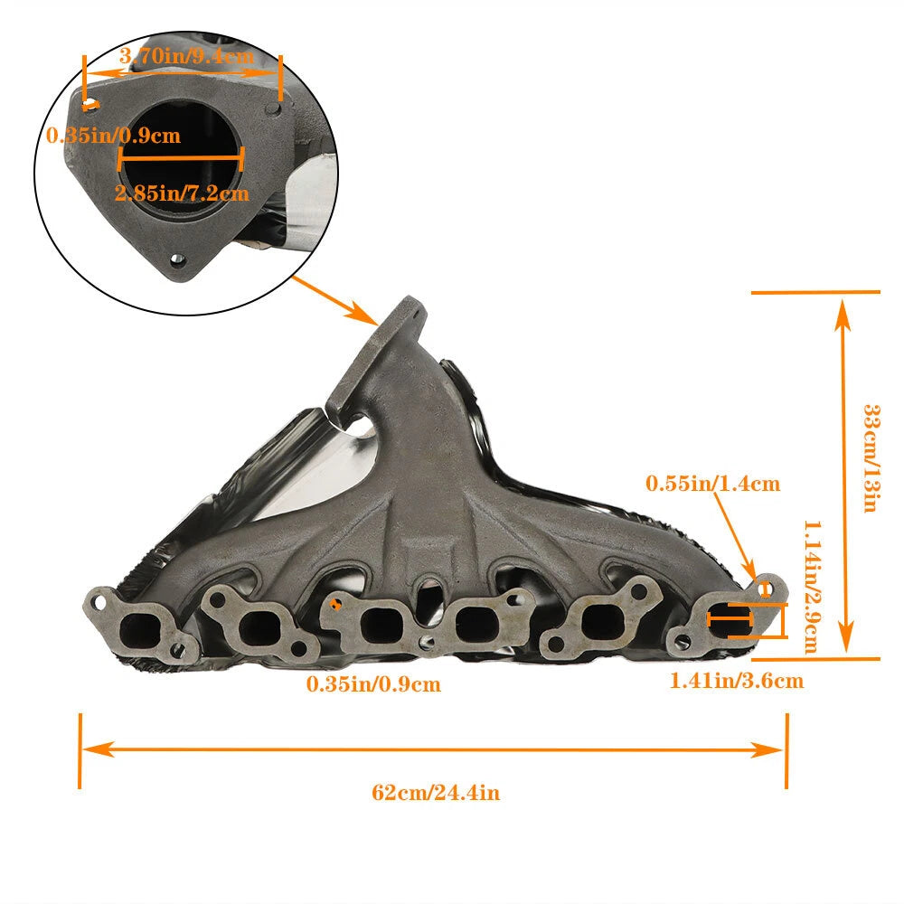 Exhaust Manifold for Chevy Trailblazer GMC Envoy (2002-2005)