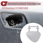 Front Right Washer Nozzle Cover Cap for Mercedes-Benz E320 (1994–2006) Silver Tone