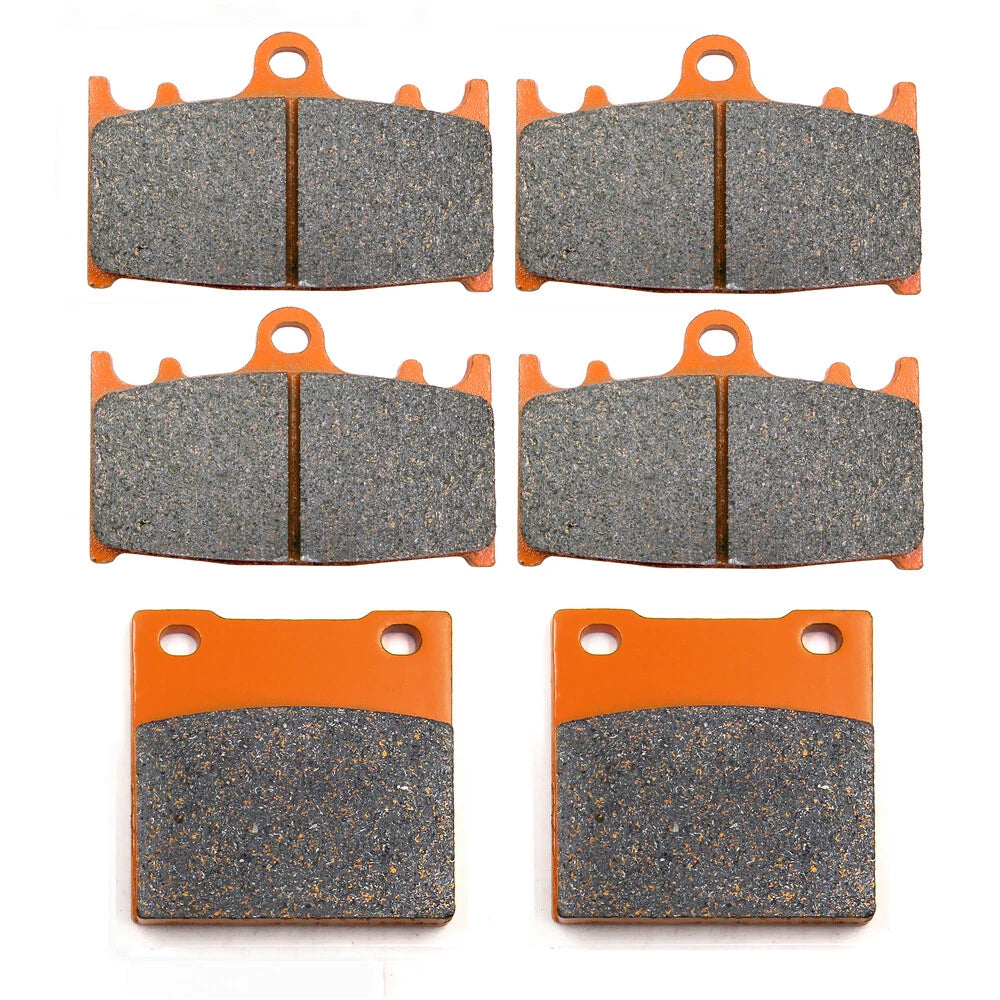 Set of 2 Front Rear Brake Pads for Suzuki GSXR600 (1997–2003) GSXR750 (2000–2003) FA158 FA063