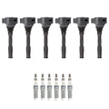 Set of 6 Ignition Coils & NGK Ruthenium Spark Plugs for Bronco F-150 (2021–2023)