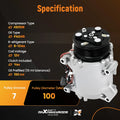 AC Air Conditioning Compressor + Clutch for Honda CR-V 2.4L (2002–2006) 38810PNB006