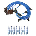 NGK 7mm Wire Set & 8 Iridium Spark Plugs for Chevrolet Camaro (1989–1992)