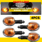Clear Lens Turn Signal Lights for Buell X1 (1999–2002) Blast (2000–2010) M10 4-12X