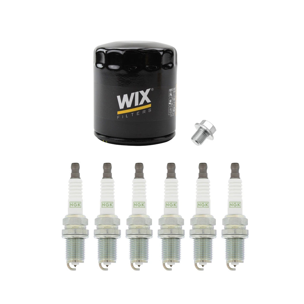 Wix Oil Filter & NGK 6 Platinum Spark Plugs for Toyota 4Runner Pickup